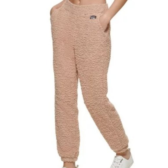 Calvin Klein Performance Pants - Calvin Klein Womens Shaggy Knit Pull-On Joggers
